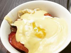 猪颈肉芝士捞公仔面-新记餐厅(香槟大厦店)