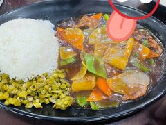 耗油牛肉盖浇饭-老盛兴汤包馆(临汾店)