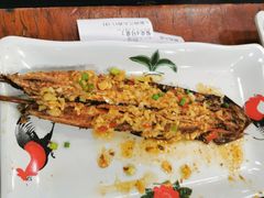 烤秋刀鱼-大院涮烤·东北经典老味烧烤·铜锅涮肉(江南东路店)
