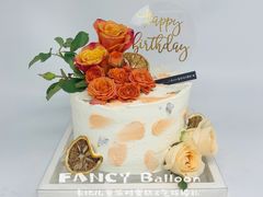 -卡比儿童蛋糕·心意定制·低脂零卡糖动物奶油FancyBALLOON(滨海店)