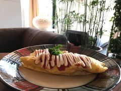 海鲜蛋包饭-榴莲咖啡馆