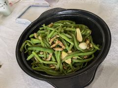 扁豆角炒肉丝-北纬39度天津宴(黑牛城道店)