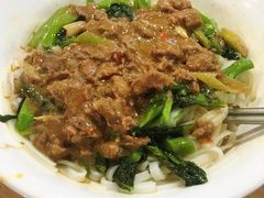 芥兰瘦肉粿条-汕头大学-食堂