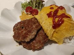 咸鱼煎滑蛋肉饼饭-龙记·香港茶餐厅(海上世界店)