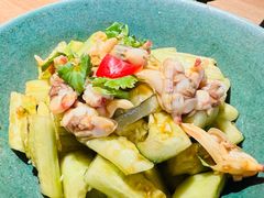 黄瓜拌黄蚬子-KŌNG胶东小馆(华熙店)