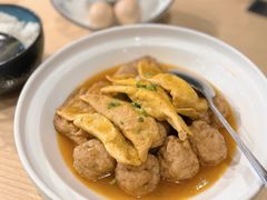 豆腐圆兰花干蛋饺-村理食堂(小茅山脚店)