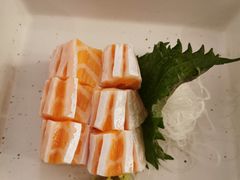 三文鱼鱼腩刺身-鸭川食堂·鳗丼(鼓楼店)