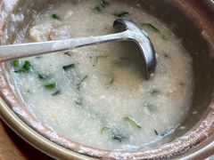 桂鱼骨腩菜心粥-白天鹅宾馆-宏图府餐厅