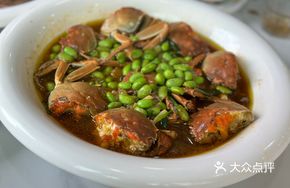 Steamed Hairy Crab with Edamame