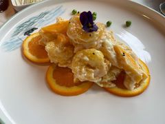芒果芥末虾丸子-味钱塘·钱塘渔鲜·地道江浙菜(宋城店)