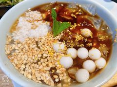 花田冰粉-绿茶餐厅(蓝色港湾店)