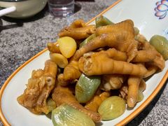 腊八蒜鸡爪-华盛园卷子王农家菜水库鱼