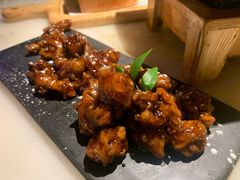 雪花糖醋里脊-绿茶餐厅(松江万达店)