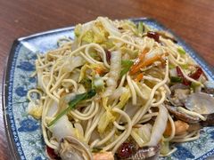 海鲜炒油面-福州人铭小吃