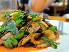 蒜苗回锅肉-永乐饭店