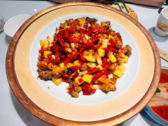 阿克苏苹果辣子鸡-相约·羊村小馆(北京路店)