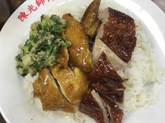 烧鸭鸡肉双拼饭-陈光记烧腊店(罗保博士街店)