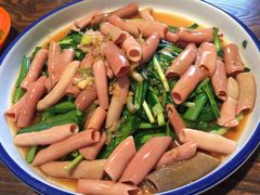 海肠炒韭菜-吕氏疙瘩汤·私家菜馆(慈云寺店)