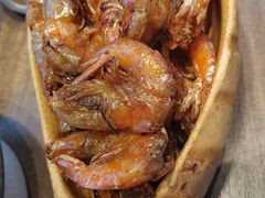 野蒜油爆虾-香园茶社·金陵小灶(老门东店)