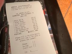 账单-The Meat & Wine Co Southbank(南岸店)