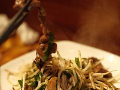 韭菜炒猪肝-百步拉面