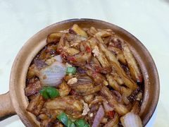 鱼香茄子煲-电白鸭粥店(下沙二坊88号店)