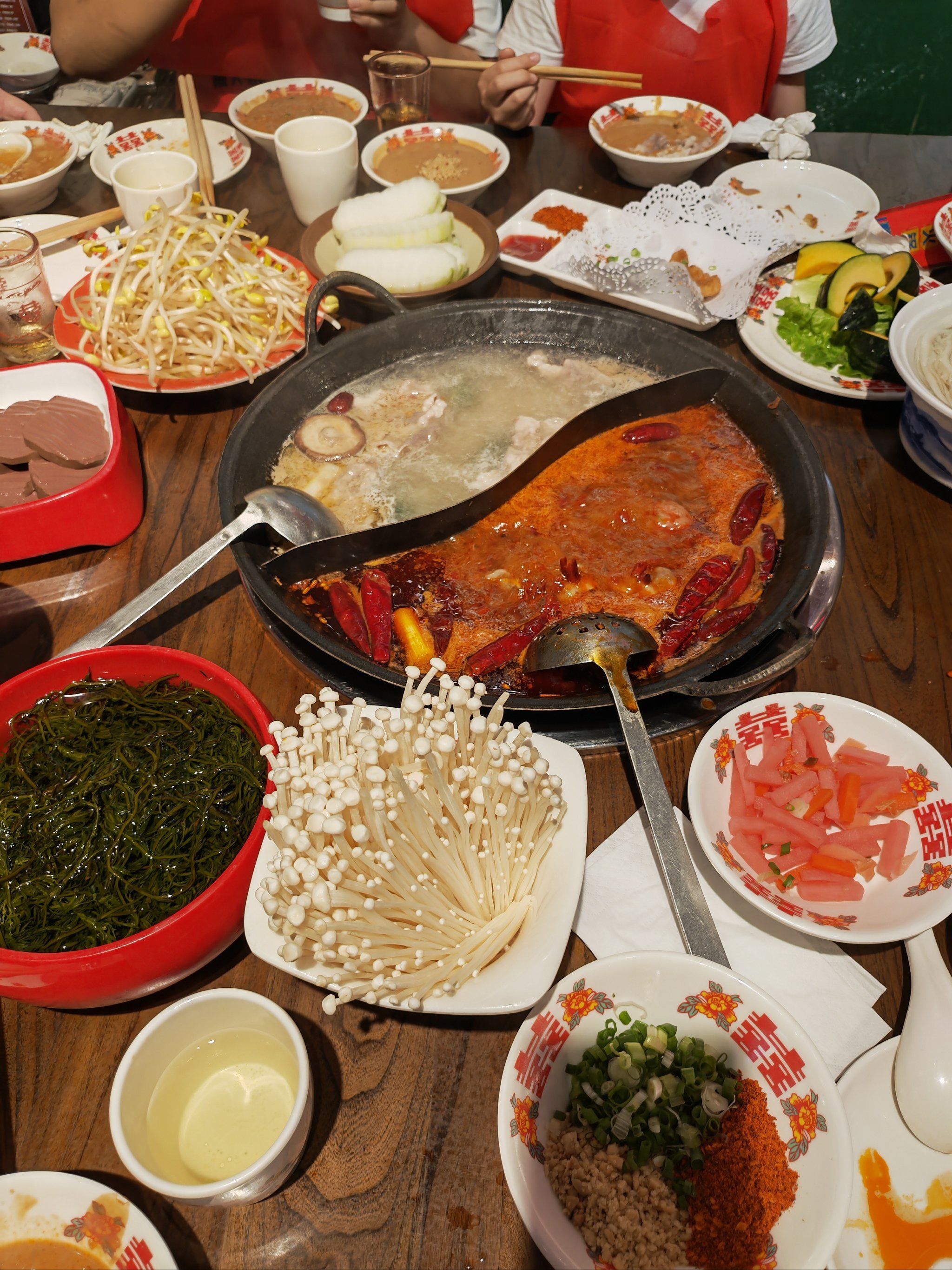 重庆风格的四川火锅