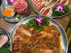 -明洞阿姨·韩式酱蟹烤肉·创意料理(三元桥店)