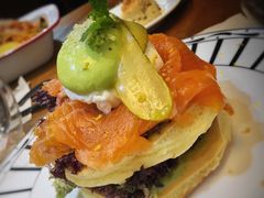 三文鱼松饼水波蛋-AFS Cafe & Canteen(闽江二路店)