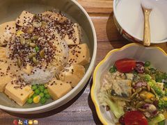 藜麦椒麻豆腐饭-漫蔬•台北蔬食小馆VEGGIEBOIL(朝晖店)