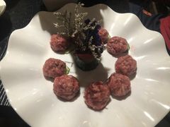 潮汕手捶牛肉丸-捞九门海鲜牛肉自助火锅(廉江店)