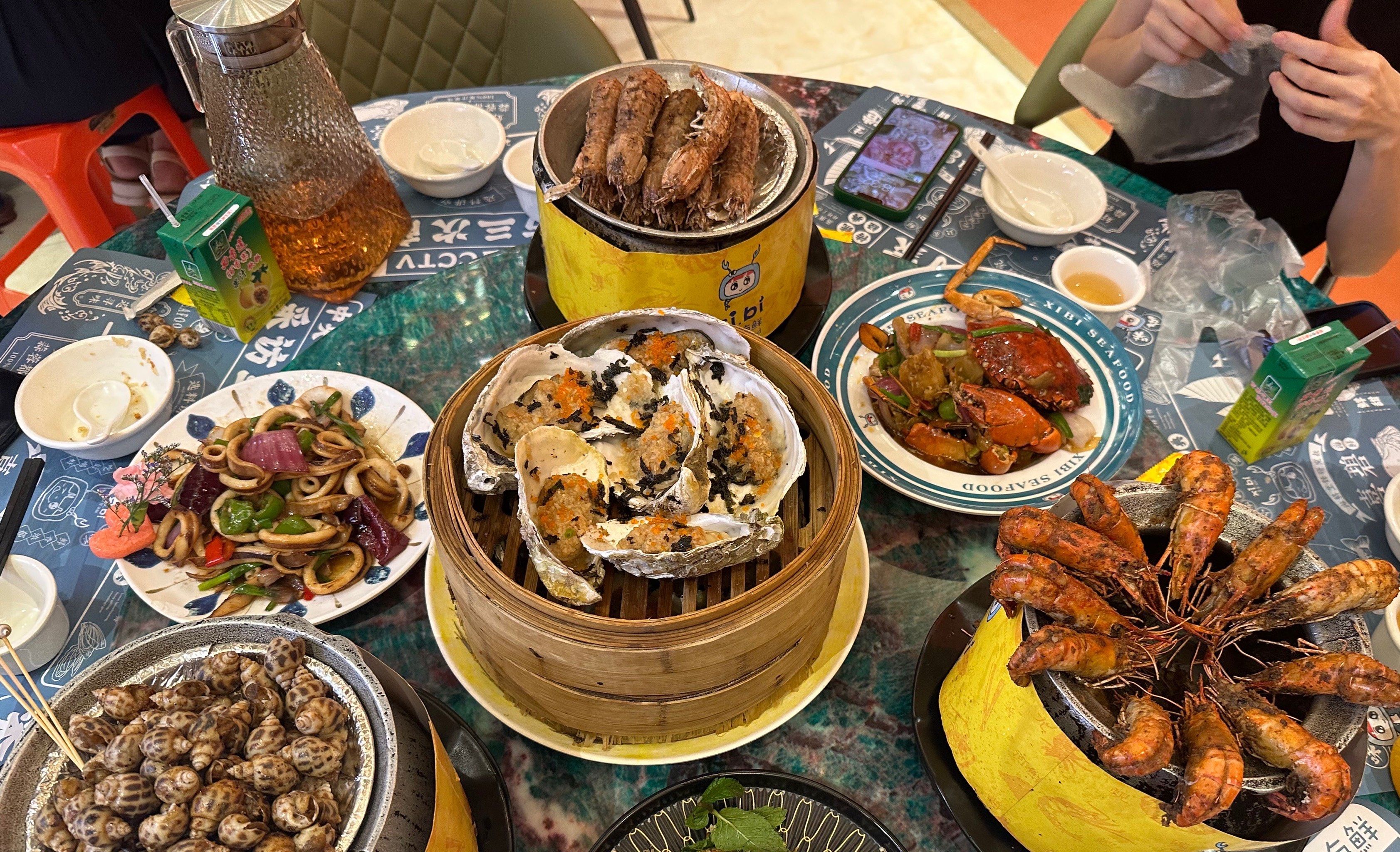 「桥东喜碧海鲜街」