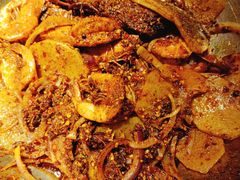 鸭下巴基围虾双拼小锅-嘎嘎鸭下巴·爆辣干锅(明教寺店)