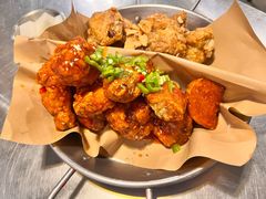 炸鸡一半一半-富乐满韩国正宗炸鸡韩国料理(虹泉路店)