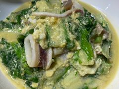 笔管鱼炒小白菜-必点海鲜·鲅鱼水饺(鞍山西道店)