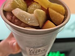 手炒岭南甘草四果炒冰-喜茶(深圳万象城黑金店)