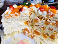 榴莲主题千层蛋糕-艾加柒克蛋糕茶歇甜品台(春熙路店)