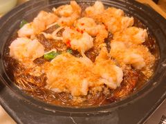 金银蒜蒸凤尾虾-绿茶餐厅(西单老佛爷店)