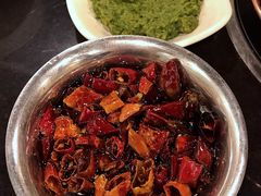 现炸辣椒油-情忆草原涮肉馆