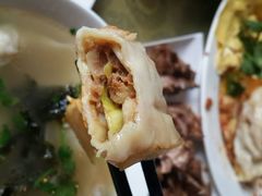 猪肉韭黄略腻有点咸哦-稻香居锅贴(宋都御街店)