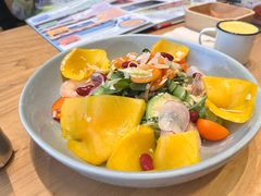 芒果鲜虾牛油果沙拉-五感食喜(南城店)