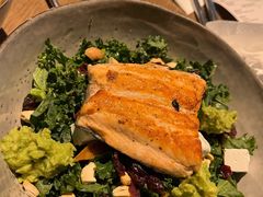 煎三文鱼牛油果色拉-Wagas沃歌斯(大学路店)