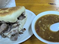 -京东一绝西海子西园烧饼夹肉