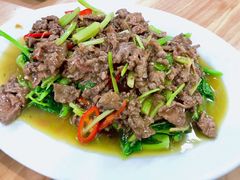 芥兰炒牛肉-长平肥姐白粥·海鲜打冷