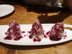 蓝莓山药-虾宝贝胶东海鲜·渔家菜(小西天店)