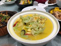 有机花菜烩蛋饼-小厨娘淮扬菜(清江苏宁广场店)