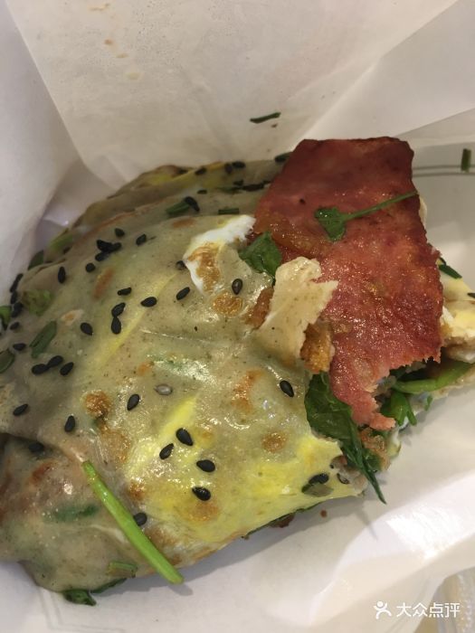 三姐妹(中央公园店)培根鸡蛋煎饼图片