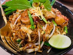 大虾炒金边粉-CHINCHIN 青青·泰国料理(万象食家店)