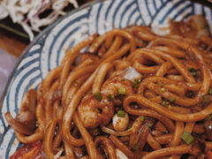 虾仁炒乌冬面-仙隐小鹿中華の日料(正弘城店)