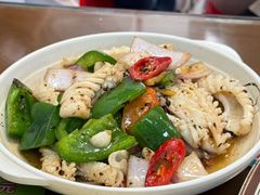 豉椒炒鱿鱼-聂记粤菜馆(鼓西路店)